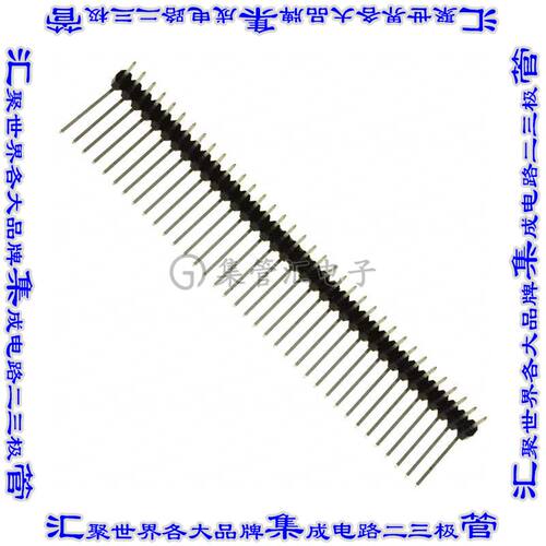 PEC36SBEN 针座连接器36POS分离式2.54mm公形插针通孔直角锡