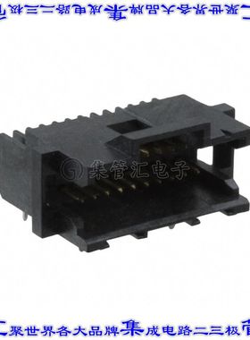 5-104069-1 针座连接器20POS接头2排1.27mm公形插针通孔直角镀金