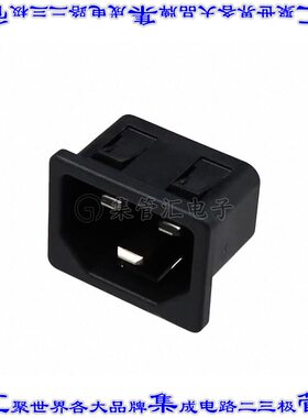 6173.0013 电源接入连接器3POS插座公型片状插脚IEC320-C22面板安