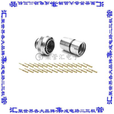 RT062028PNH03SS-K 圆形连接器28POS插头公引脚压接镀金自由悬挂