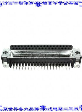 5745784-4 连接器37POS插座母插口2排D-Sub通孔直角