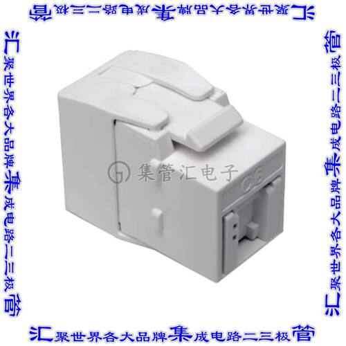 N238-001-GY-TF 接插件连接器KEYSTONE JACK CAT6A/CAT6/CAT5E,