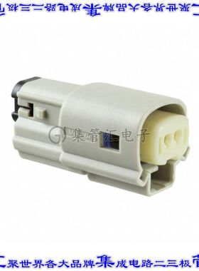 334710202 0334710202矩形连接器外壳2POS插座3.5mm母形插口灰色