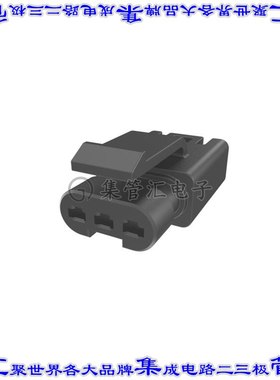 FLHS2190 矩形连接器外壳2POS插头2.5mm母形插口黑色通孔