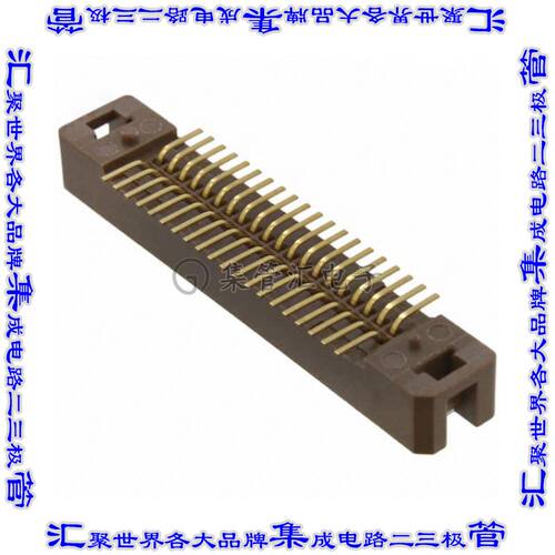 P50LE-040P1-SML-DA 针座连接器40POS插头2排1.27mm中央带触点表