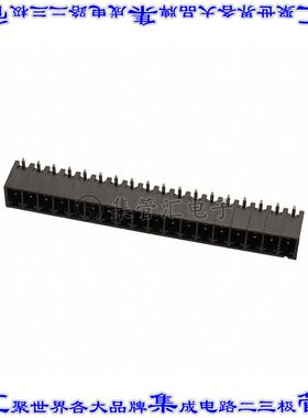 1-2342077-8 端子块连接器18POS接头公引脚带罩3.81mm黑色90DEG通