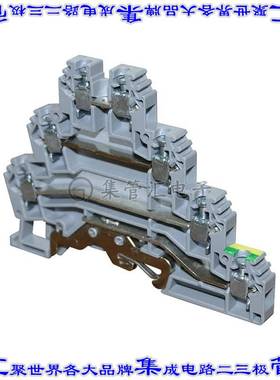 CTLG2.5 端子块连接器7POS馈通式隔离式6.0mm灰色12-24AWG