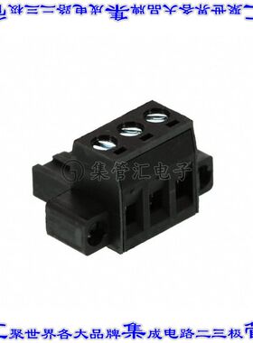 395340003 0395340003端子块连接器3POS插头母插口5.08mm黑色自由