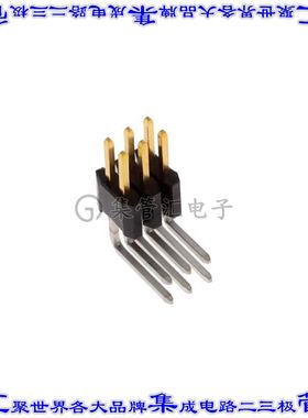 20021112-00006T1LF 针座连接器6POS接头2排1.27mm公形插针通孔直
