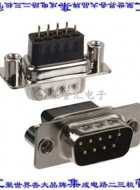 172-009-183L021 连接器9POS插头公引脚2排D-Sub面板安装通孔