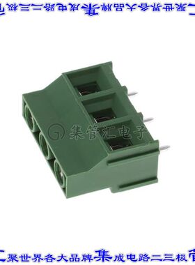 EM291903 线对板连接器3POS接线端子9.53mm通孔水平带板