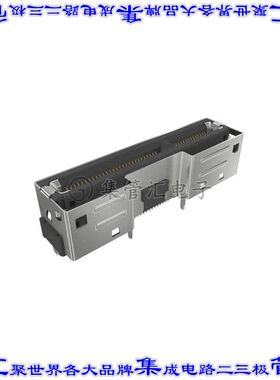 G64V32312HR 卡边缘连接器84POS母头2排0.6mm黑色镀金
