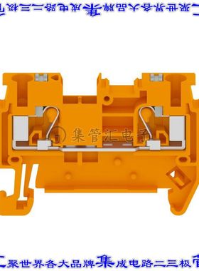 REB-B2B-OR 端子块连接器2POS馈通式5.2mm橙色12-26AWG