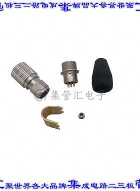 SD-PNL06-FFTAL-SX0-000 圆形连接器6POS插头母插口焊杯镀金自由