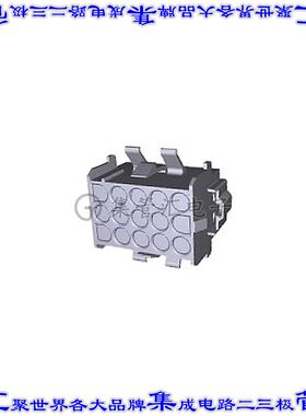 770057-1 矩形连接器外壳15POS插座3排白色面板安装