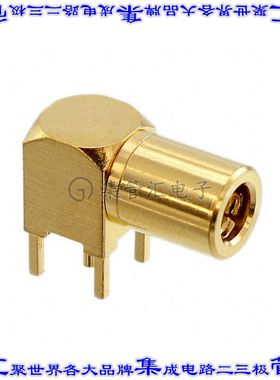 72997 同轴连接器SMB插座母插槽焊接50欧姆通孔直角