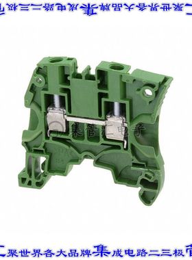 1SNK506061R0000 端子块连接器2POS馈通式6.0mm绿色10-24AWG