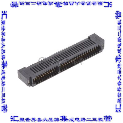 MECF-30-01-L-DV-WT 卡边缘连接器60POS母头2排1.27mm黑色镀金