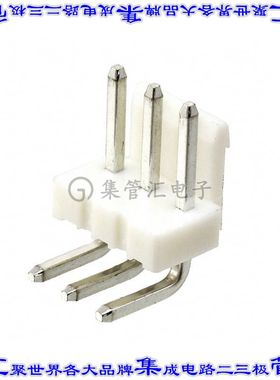 647676-3 针座连接器3POS接头3.96mm公形插针通孔直角锡