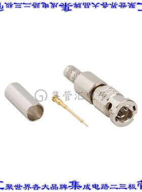 034-1026-12G 同轴连接器BNCHD插头公引脚压接75欧姆自由悬挂