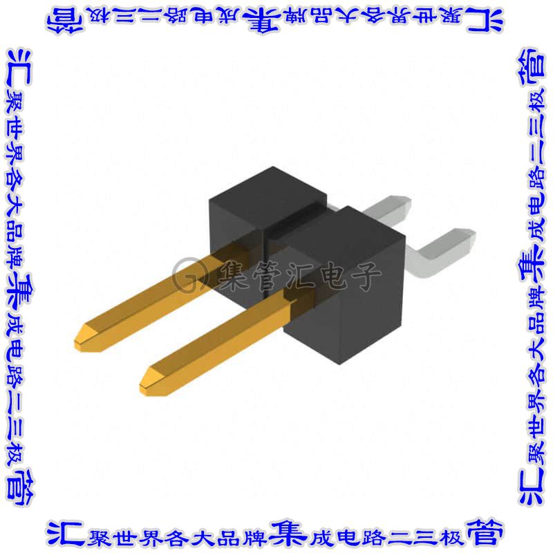 TSM-102-01-S-SH-P-TR 针座连接器2POS接头2.54mm公形插针表贴SMD