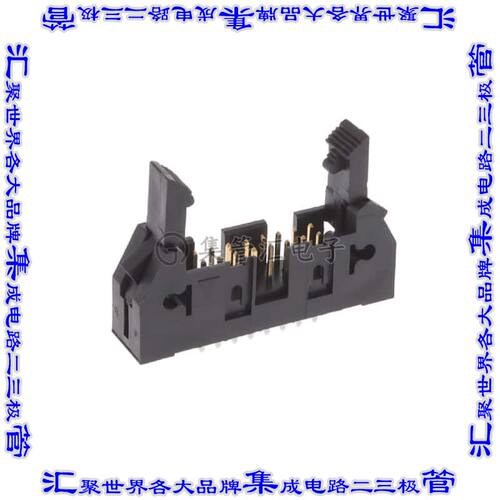 65863-267LF 针座连接器16POS接头2排2.54mm公形插针通孔直针镀金