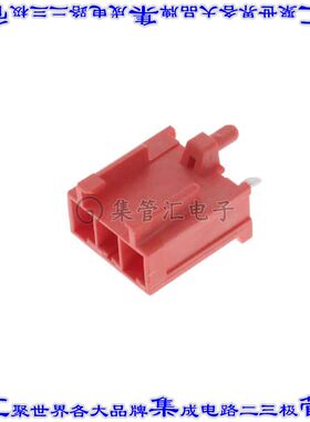 179844-2 针座连接器3POS接头3.96mm公形插针通孔直针锡
