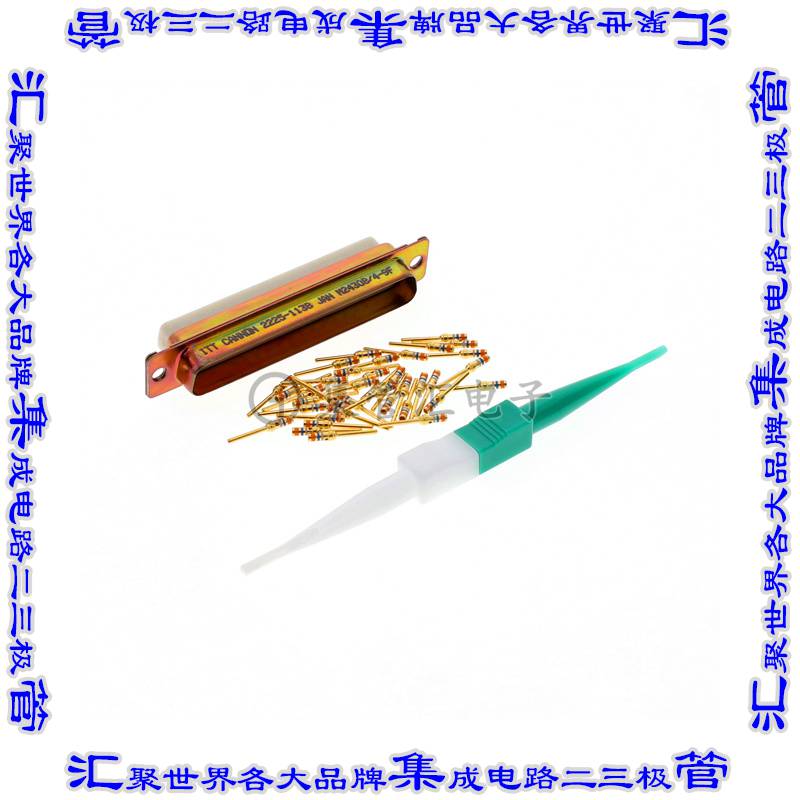 M24308/4-9F 连接器37POS插头公引脚2排D-Sub面板安装