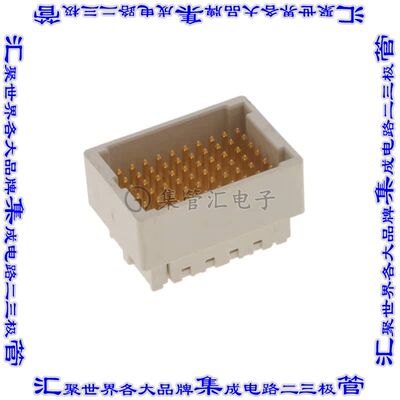 2102079-2 板对板连接器60POS公引脚阵列6排1.27mm表贴SMD镀金
