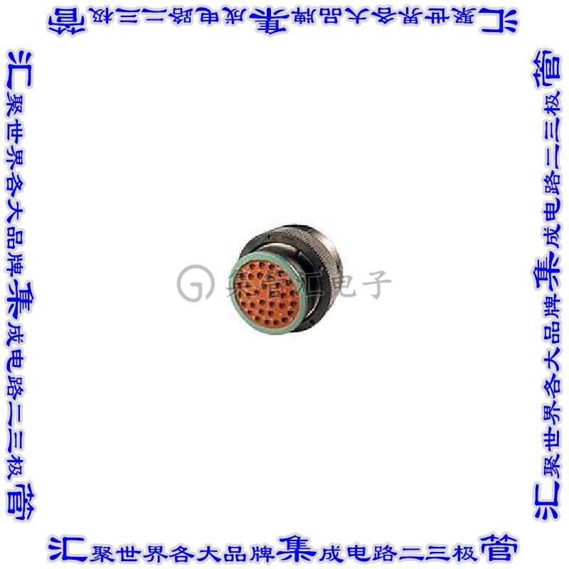 HDP26-24-33SN 圆形连接器33POS插头外壳用于母插口黑色自由悬挂