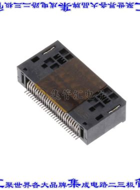 2327672-3 卡边缘连接器56POS母头2排0.6mm黑色镀金