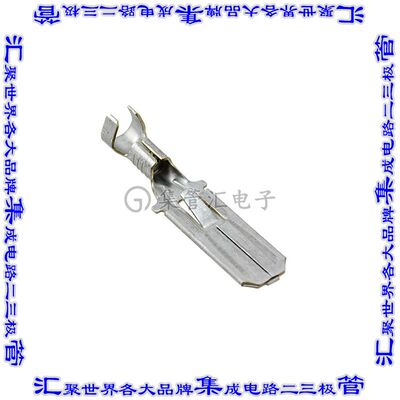 42241-2 快速连接器端子公头6.35mm压接14-18AWG