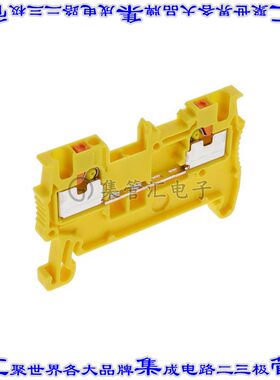3208130 端子块连接器2POS馈通式3.5mm黄色14-26AWG