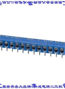 OSTTC120162 线对板连接器12POS接线端子5mm通孔水平带板