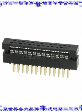 M50-3801342 连接器26POS带状电缆DIP针座2排0.64mm通孔IDC30AWG