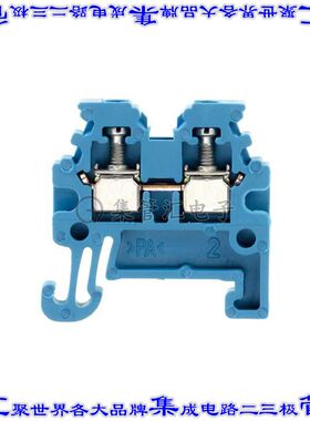 1754170000 端子块连接器2POS馈通式3.5mm蓝色14-26AWG