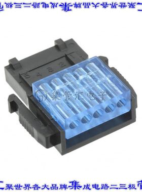 35505-6180-A00GF 矩形连接器5POS插口3mm母插口黑色IDC镀金自由