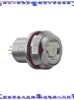 G81F1C-P05LJG0-0000 圆形连接器5POS插座母插口焊杯镀金面板安装