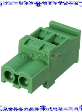 TS02715B0000G 端子块连接器2POS插头母插口5mm绿色自由悬挂
