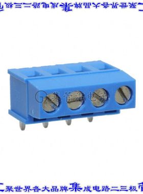 796684-4 线对板连接器4POS接线端子5mm通孔垂直带板