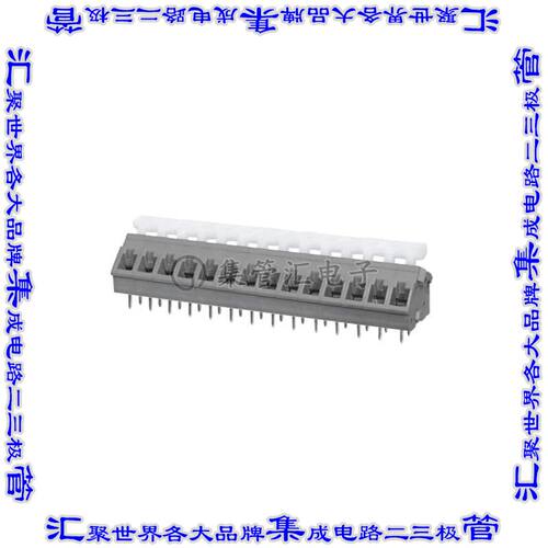 TBL005A-500-14GY-2WT 线对板连接器14POS接线端子5mm通孔45角度