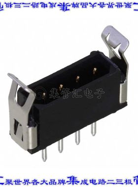 M80-8770422 针座连接器4POS接头2mm公形插针通孔直针镀金