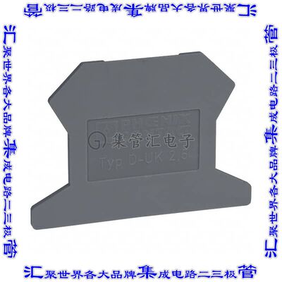 3001022 连接器配件 端板,导轨型