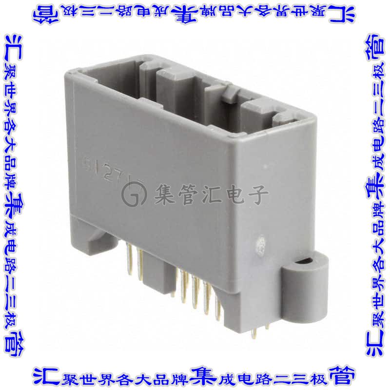 MX34024UF1 针座连接器24POS接头2排2.2mm公形插针通孔直针锡