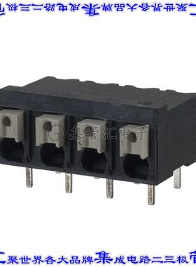 1824830000 线对板连接器4POS接线端子5.08mm通孔水平带板