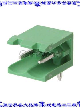 OSTOQ027051 端子块连接器2POS接头公引脚带罩5mm90DEG焊接