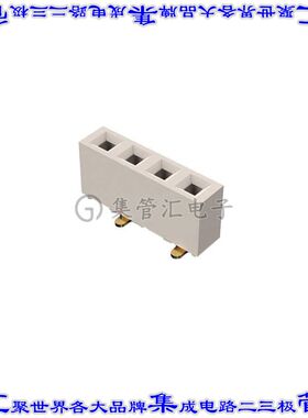 BG306-04-A-1-0400-L-B 针座连接器4POS插座2.54mm母形插口表贴SM