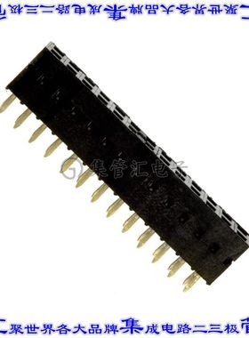 68683-313LF 针座连接器26POS插座2排2.54mm母形插口通孔直针镀金