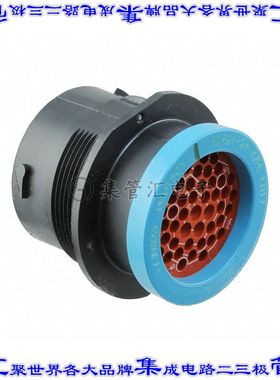 HDP24-24-47PE-L017 圆形连接器47POS插座外壳用于公插针黑色蓝色