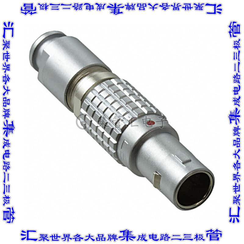 FGG.0B.305.CLAD56Z 圆形连接器5POS插头公引脚焊杯镀金自由悬挂